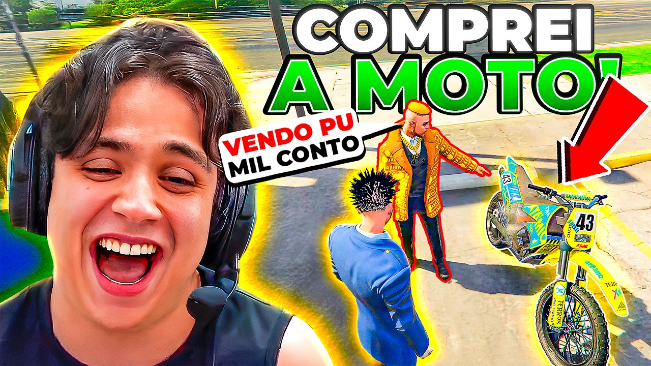 PAULINHO COMPROU TUDO do PURURUCA no GTA RP!🤣 (Modder clips)
