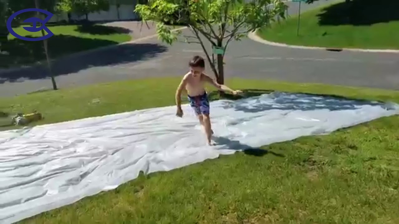 Diy Slip And Slide Cheap Easy Durable Long And Wide Youtube