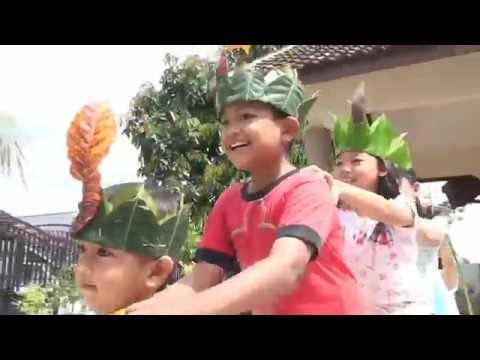 i can do it create crown of leaves mahkota dari daun  