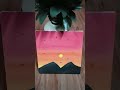 painting#on canvas## sunset 🌇