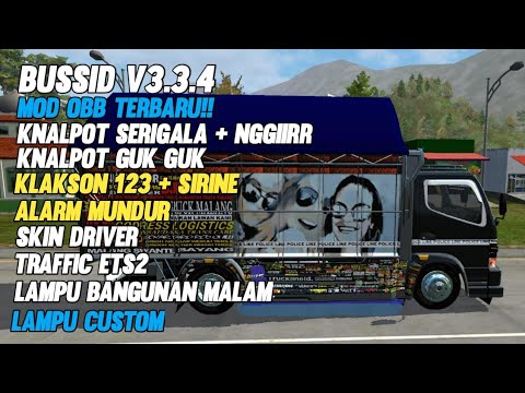 BUSSID 3.3.4 MOD SOUND KNALPOT SERIGALA GUK GUK + NGIRR KLAKSON SIRINE Free Download
