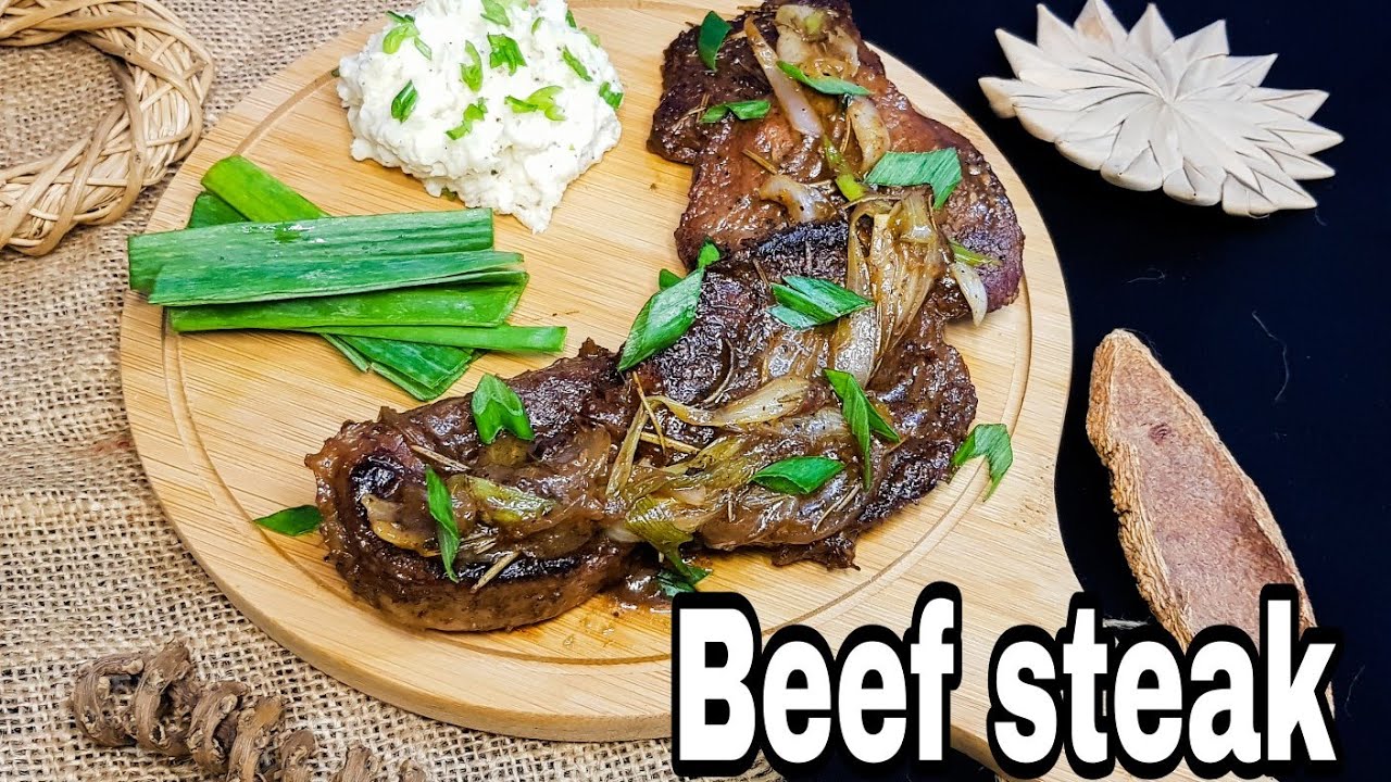 Beef Steak Recipe | Beef steak Recipe With Caramelized Onions By Chef Wajeeha in hindi/urdu ...