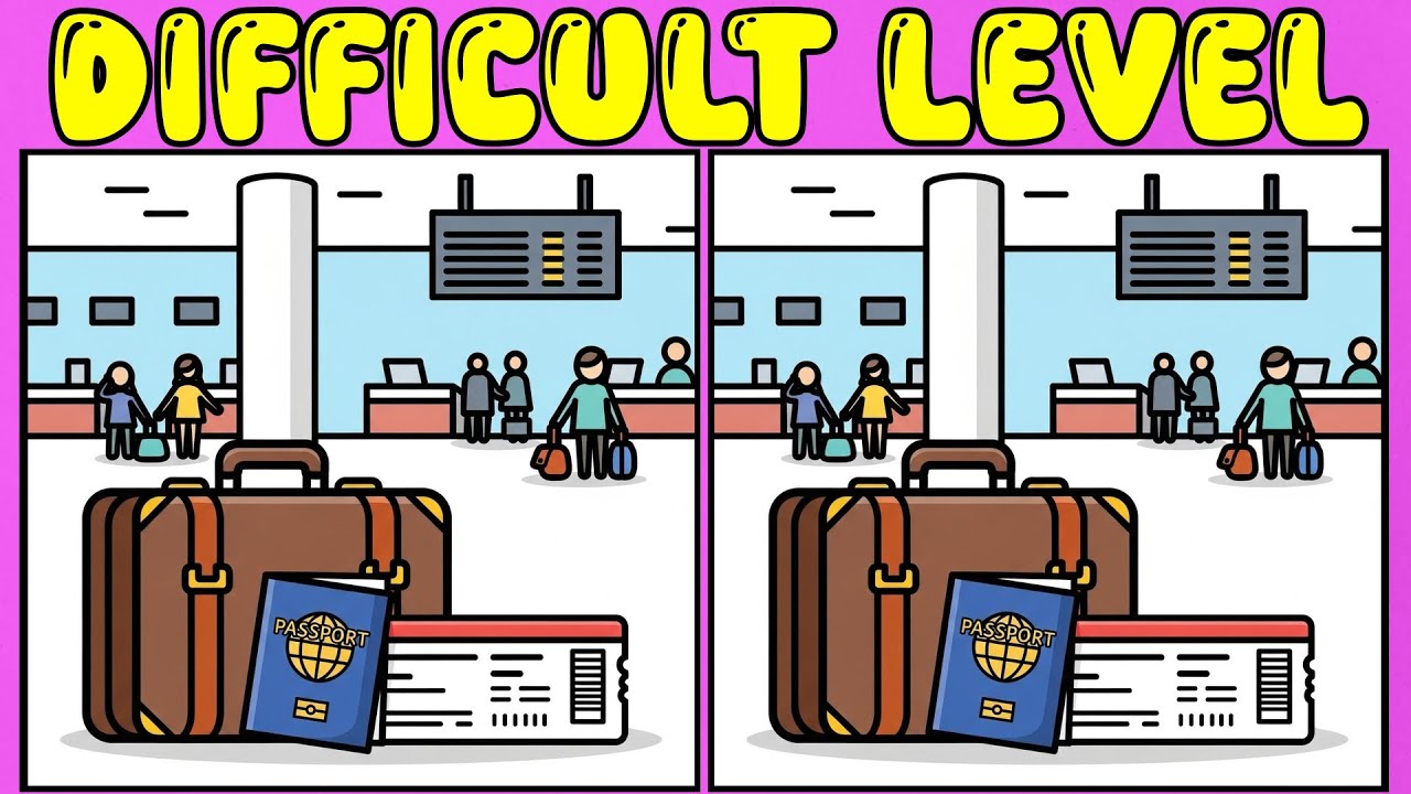 【Spot & Find The Difference】🌸Fun Activity for Improved Concentration and Memory!