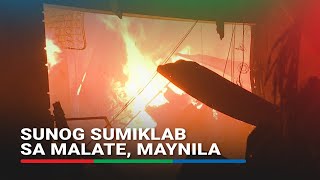 Sunog sumiklab sa Malate, Maynila | ABS-CBN News
