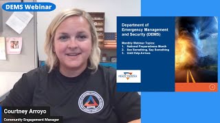 National Preparedness Month - DEMS Monthly Webinar (September)