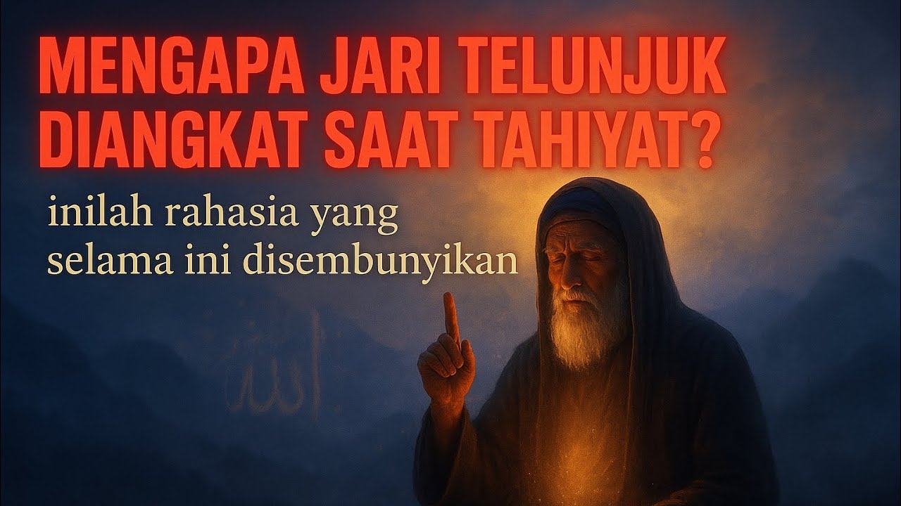 Mengapa jari telunjuk diangkat saat tahiyat? || inilah rahasia yang selama ini disembunyikan 