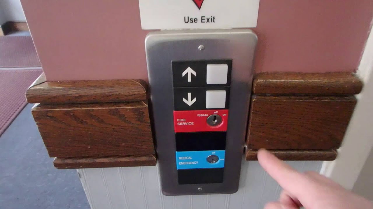 Bedford, MA Otis Series1 Hydraulic Elevator 200 Great Road YouTube