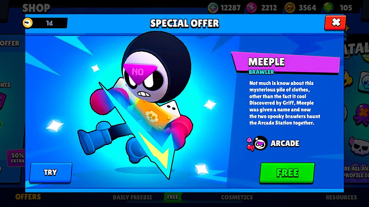 FREE MEEPLE!?😱 NEW BRAWLER and GIFTS - Brawl Stars