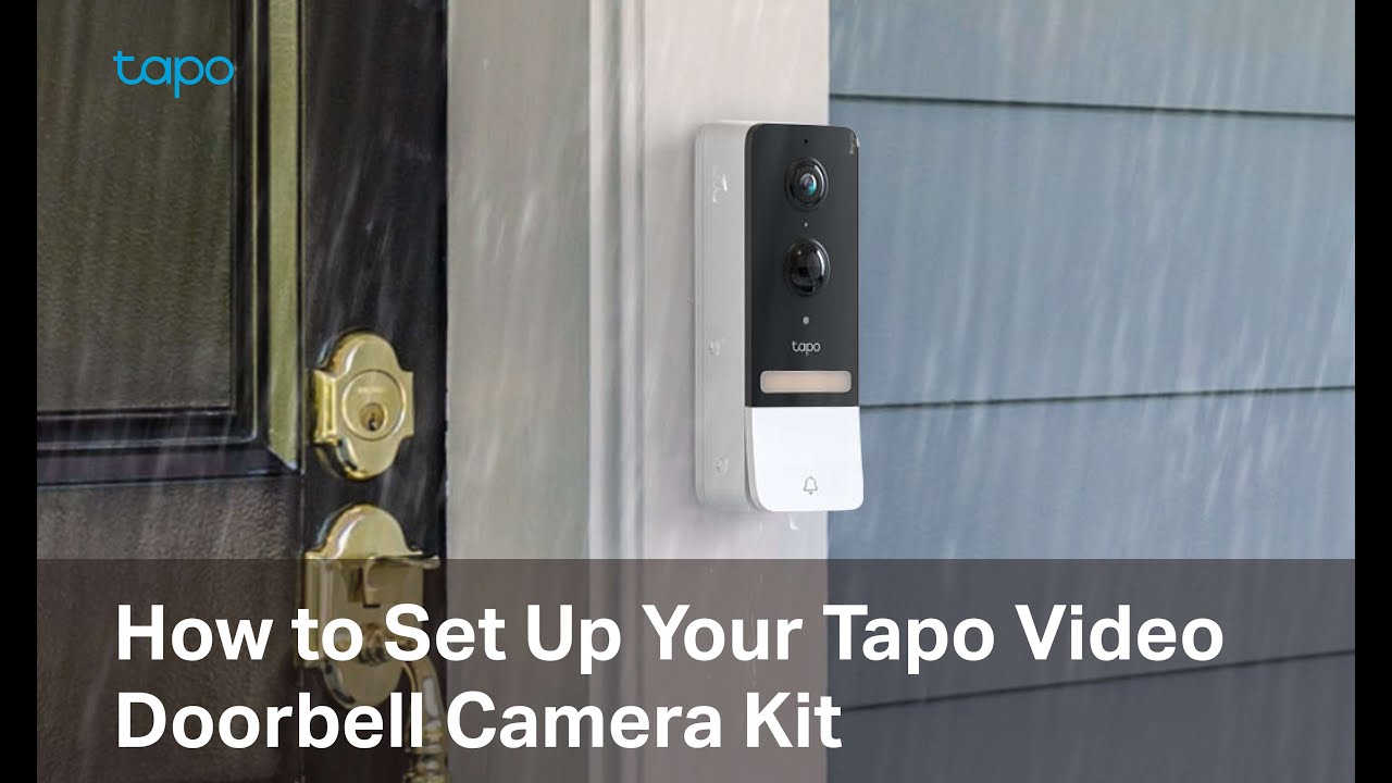 How to Set Up Your Tapo Video Doorbell Camera Kit (Tapo D230S1