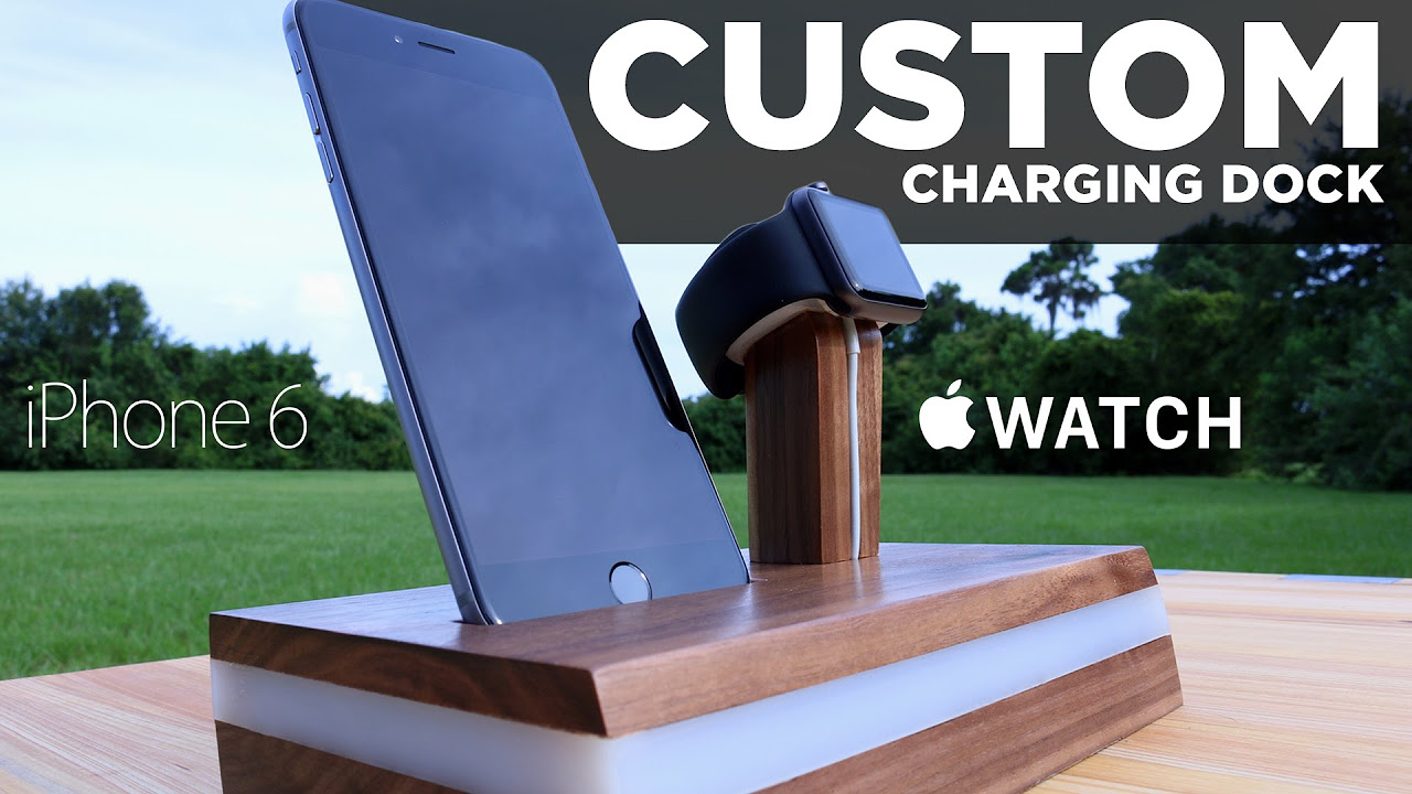 Mike Makes a CUSTOM Apple Watch Charging Stand