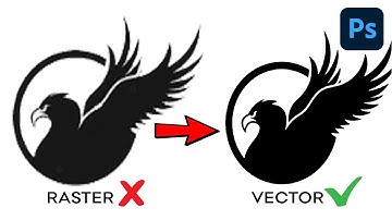 How to convert raster image to vector image in Photoshop | Urdu/Hindi | 2022 | Piximaniya GD