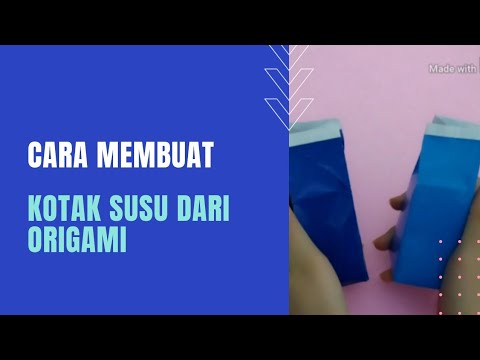 Cara Membuat Kotak Susu Untuk Wadah Peralatan - YouTube