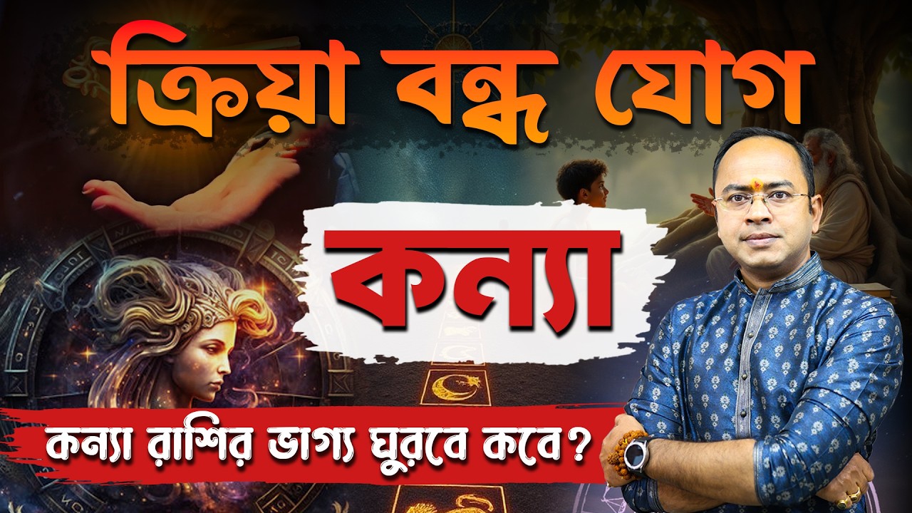 কন্যা রাশির ক্রিয়া বন্ধ যোগ ও তার শক্তিশালী প্রতিকার | Virgo Kriya Bandha Yog | Santanu Dey