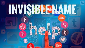 How to make Invisible Name on #Facebook//100% working tricks