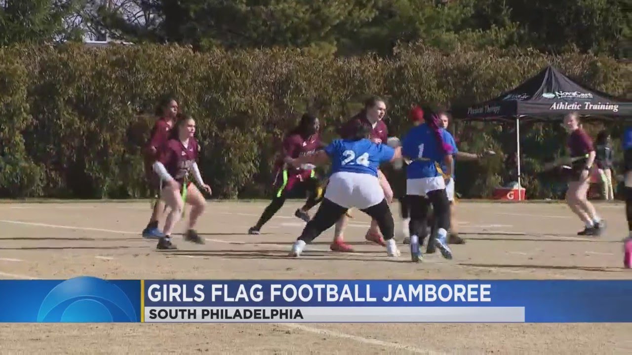 Eagles host Girls Flag Football Jamboree at NovaCare Complex YouTube