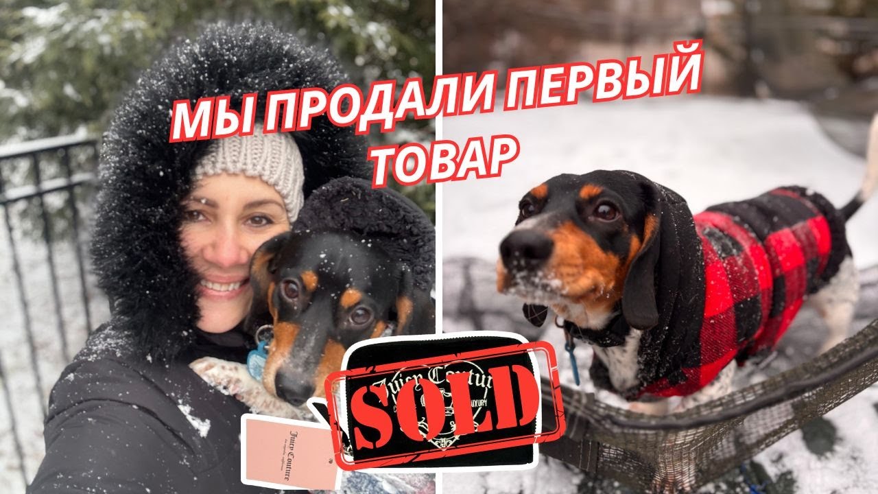 Ура! Мы продали первый товар на EBay | Что с Погодой в Атланте ❄️ Наш зимний день в США 