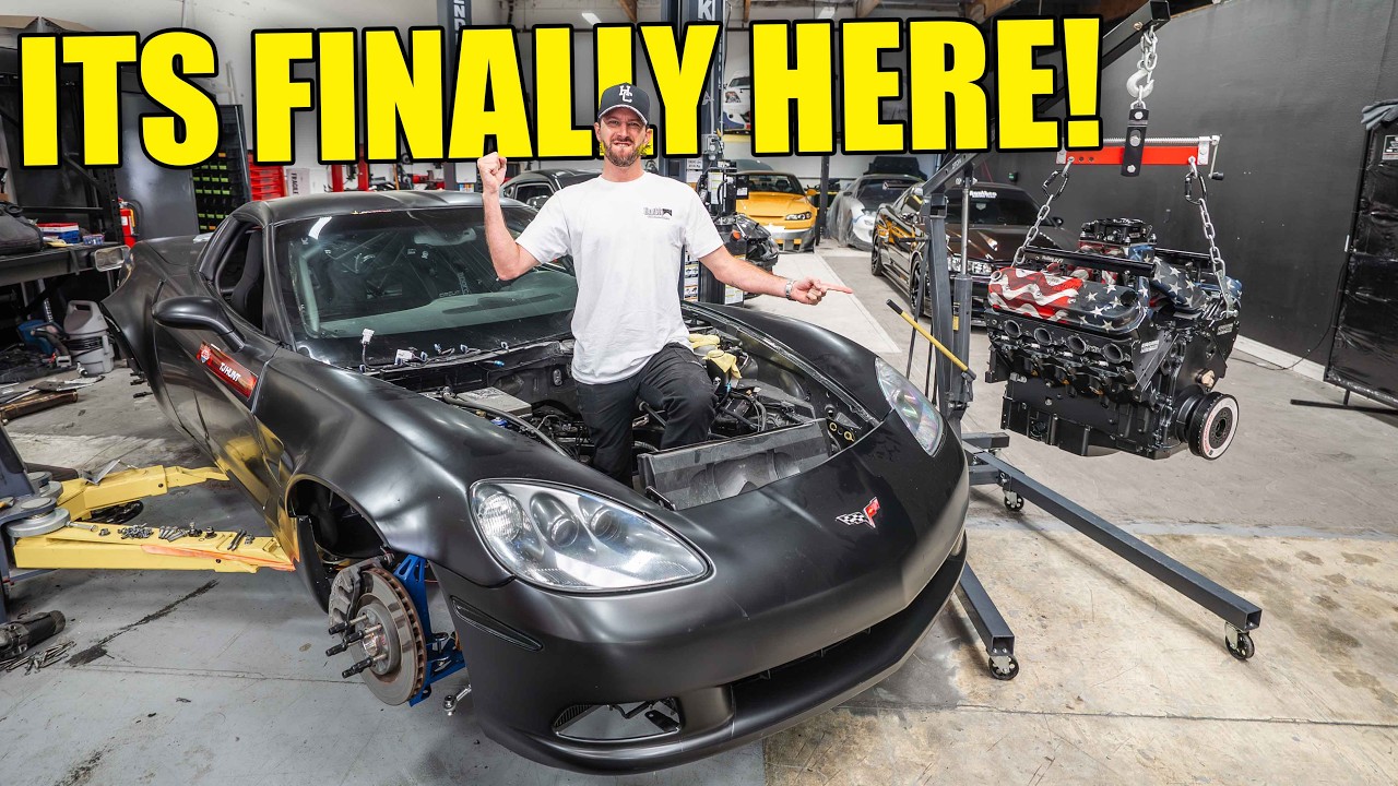 The C6 Corvette's New 427 Engine has Arrived!