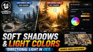 UE5 Lighting Secrets: Managing Shadow Softness and Light Color