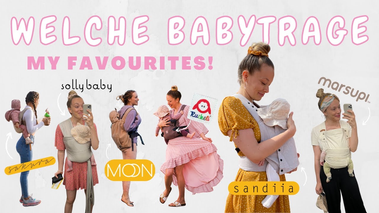 BABYTRAGE TRY ON HAUL 🤱 / Die beste Babytrage 2022? MEINE ERFAHRUNGEN / Vorteile & Nachteile