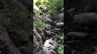 Flowing Creek in Buckhorn Canyon @ Fox Canyon Ranch - Davis Mountains, Texas 9-18-2018