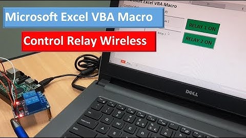 Microsoft Excel: Tutorial Control relay wireless (via Raspberry Pi)