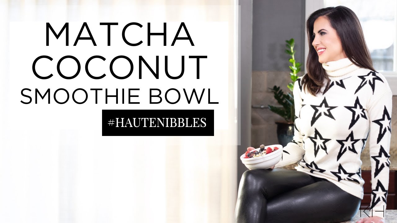 Matcha Coconut Smoothie Bowl Recipe // Karina Heinrich