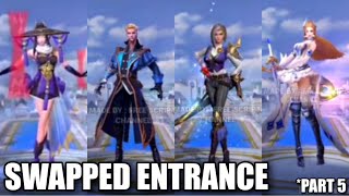 ML HEROES SWAPPED ENTRANCE | FUNNY ENTRANCE PART 5