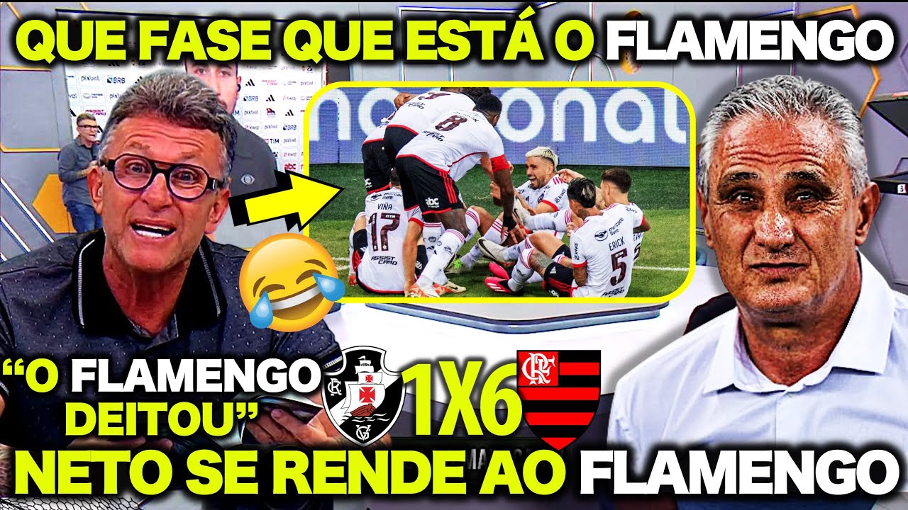 DESESPERO TOTAL. FLAMENGO ATROPELA O VASCO. FÁBIO AZEVEDO VAI A LOUCURA. OLHA O QUE ACONTECEU!😂😂😂