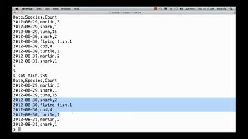 Software Carpentry September 2012 (1.2) Unix Shell