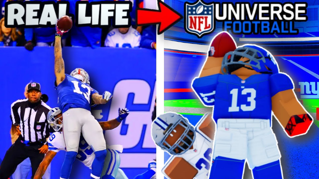 Воссоздаем самые знаковые моменты НФЛ во вселенной Roblox NFL!