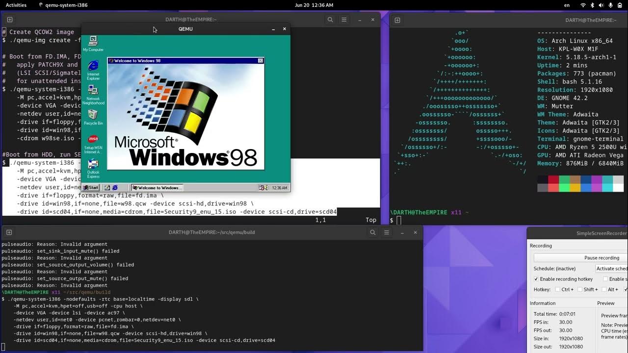 QEMU The Ultimate Retro Windows 98 SE Gaming VM from Scratch to 3D