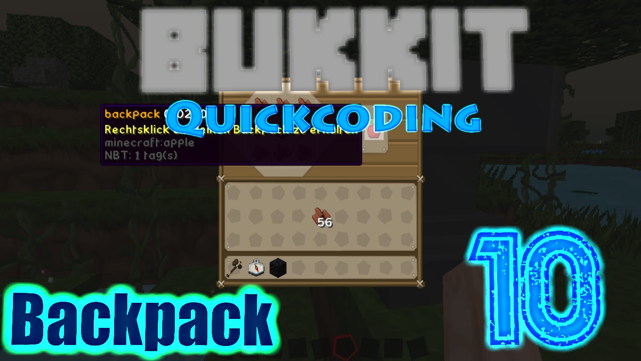 Minecraft Bukkit Quickcoding | Backpack - YouTube