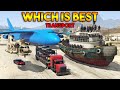 Gta 5 online  which is best for transport cargo plane cargobob tug truck