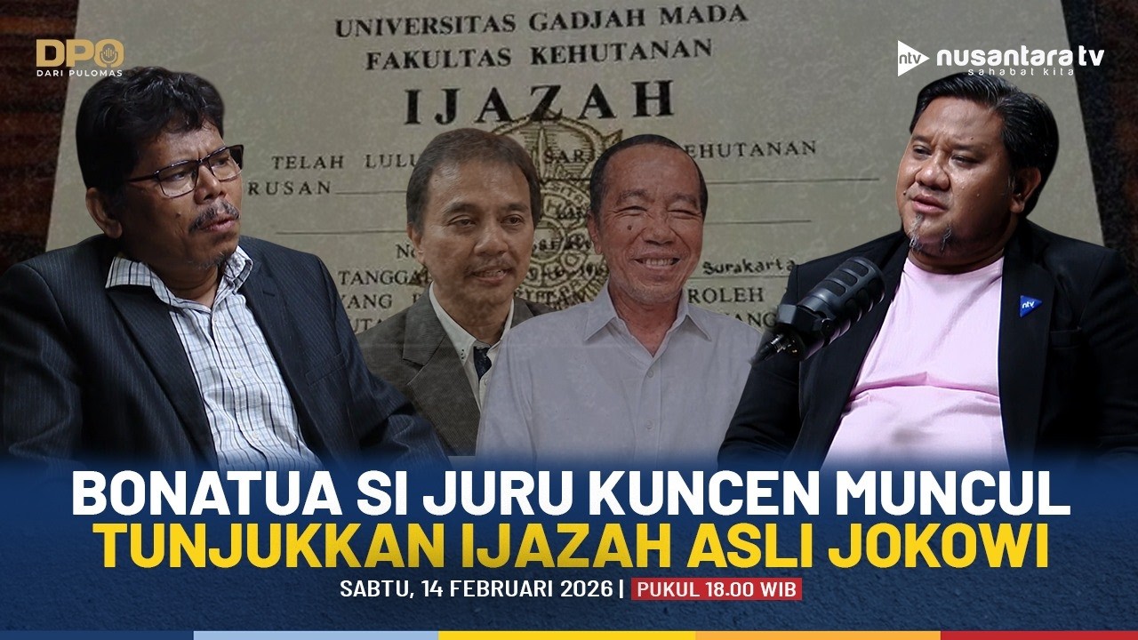 [LIVE] Bonatua Si Juru Kuncen Muncul, Tunjukkan Ijazah Asli Jokowi | DPO PODCAST