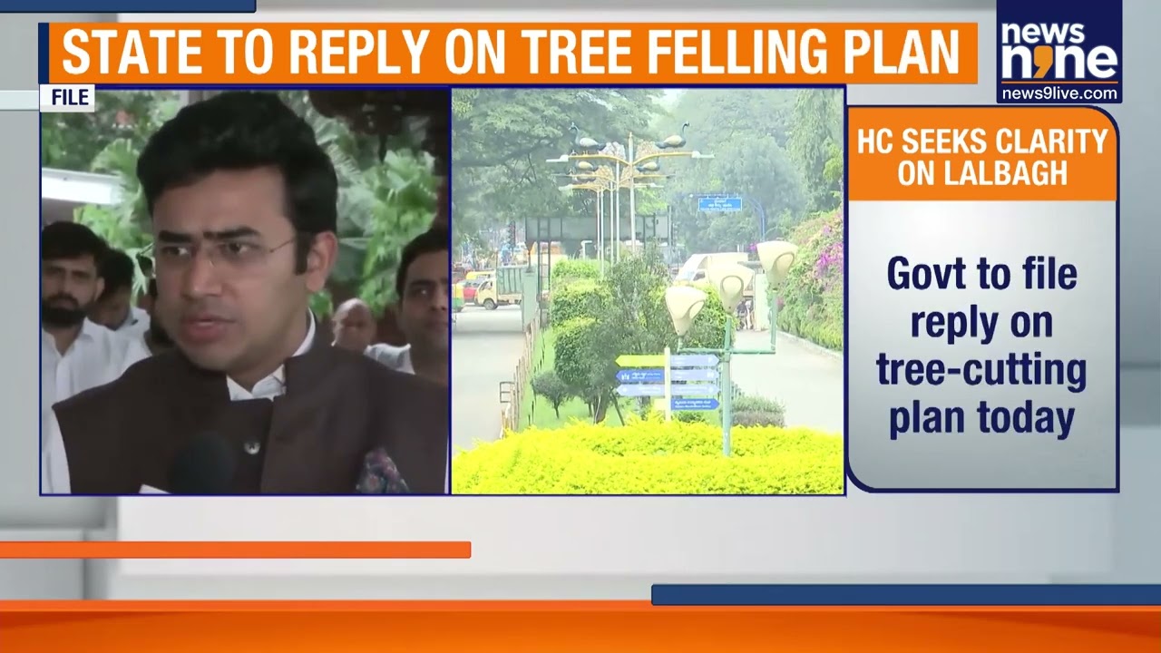 Lalbagh Tunnel Road Row: Карнатака ХК ищет ясности | Теджасви Сурья критикует проект | Новости9