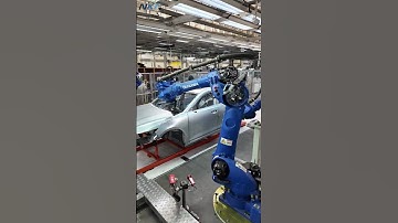 Demonstration of Yaskawa robot applied to automated automotive inspection line.