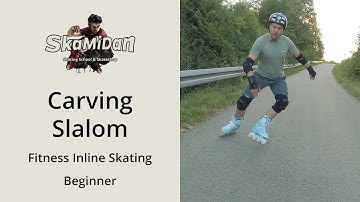 Carving & Slalom | Downhill with Inline Skates | Trick Clip | Basics | Fitness Inline Skating