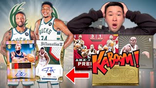 *UNBELIEVABLY RARE PULLS! * Damian Lillard & Giannis rookie hunting from old $3,000 boxes!