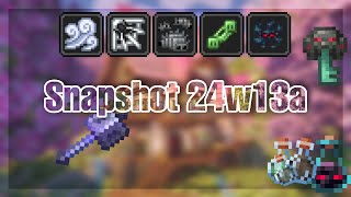 The New Minecraft Snapshot 24w13a!! (Mace Enchantments, New Potions, Raid Rework and More!!)