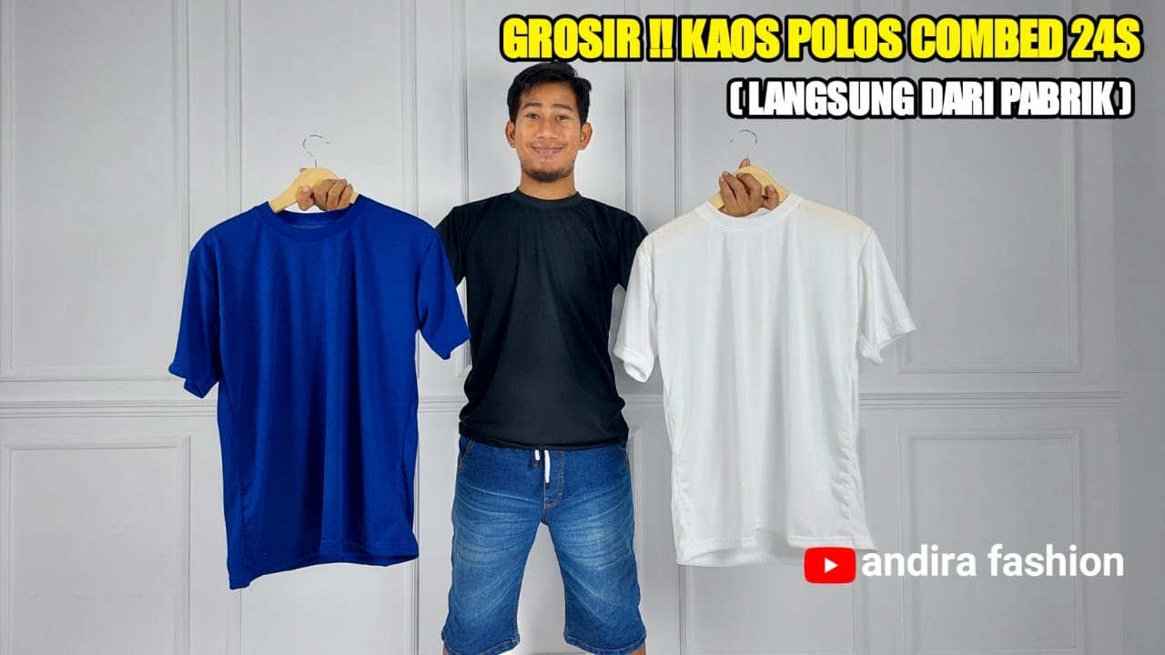 KAOS OBLONG POLOS/COTTON PREMIUM - AGEN KAOS POLOS