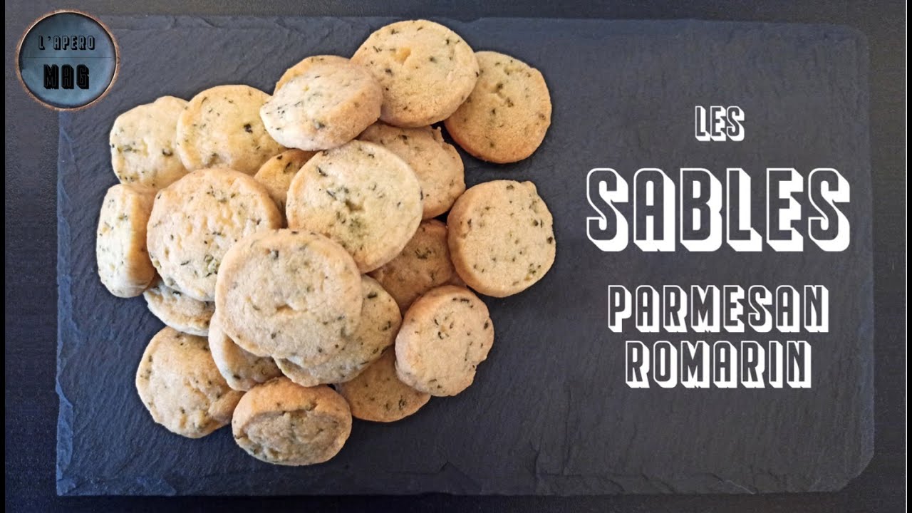 Les sablés salés - Parmesan & Romarin