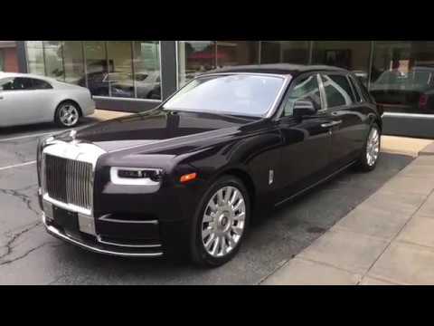 Purple Mansory RollsRoyce Phantom in London  YouTube