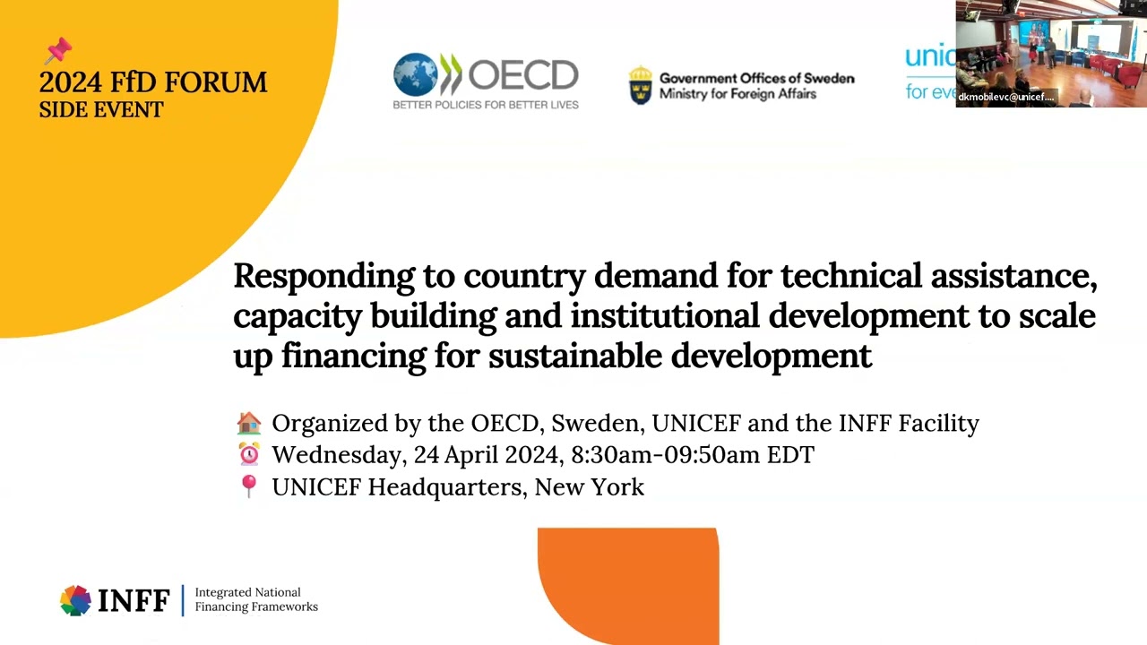 2024 FFD Forum side event: Responding to country demand for technical assistance & capacity building