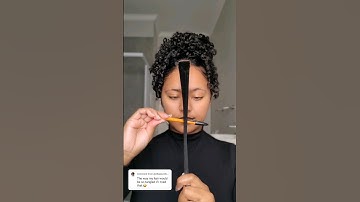 Try Using A Pen || Curl Tutorial #curls  #pen #curlyhair #hacks #tutorials #howto #hair #haircare