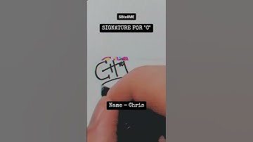 Signature for C | Chris | SBtellME Calligraphy and Handwriting #shorts #signature #calligraphy