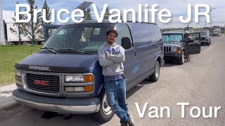 Meet Bruce Who Lives Full Time In A Van. @BruceVanlifeJunior Van Tour.