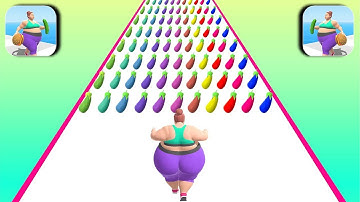 Fat 2 Fit in All Levels iOS,Android Gameplay Walkthrough New Update All Trailer Games Mobile SKAPLXW