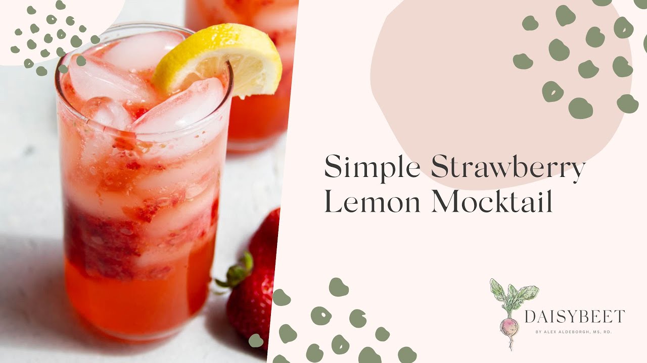 Strawberry Lemon Mocktail Recipe