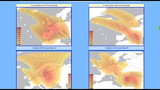Satellite TV coverage maps