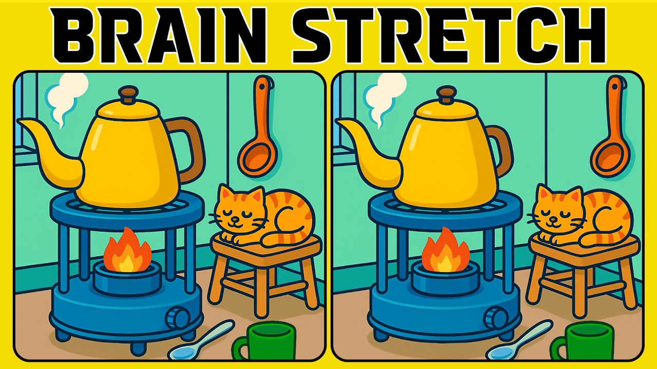 Brain Stretch Time! Relax and Spot the Differences (Normal)